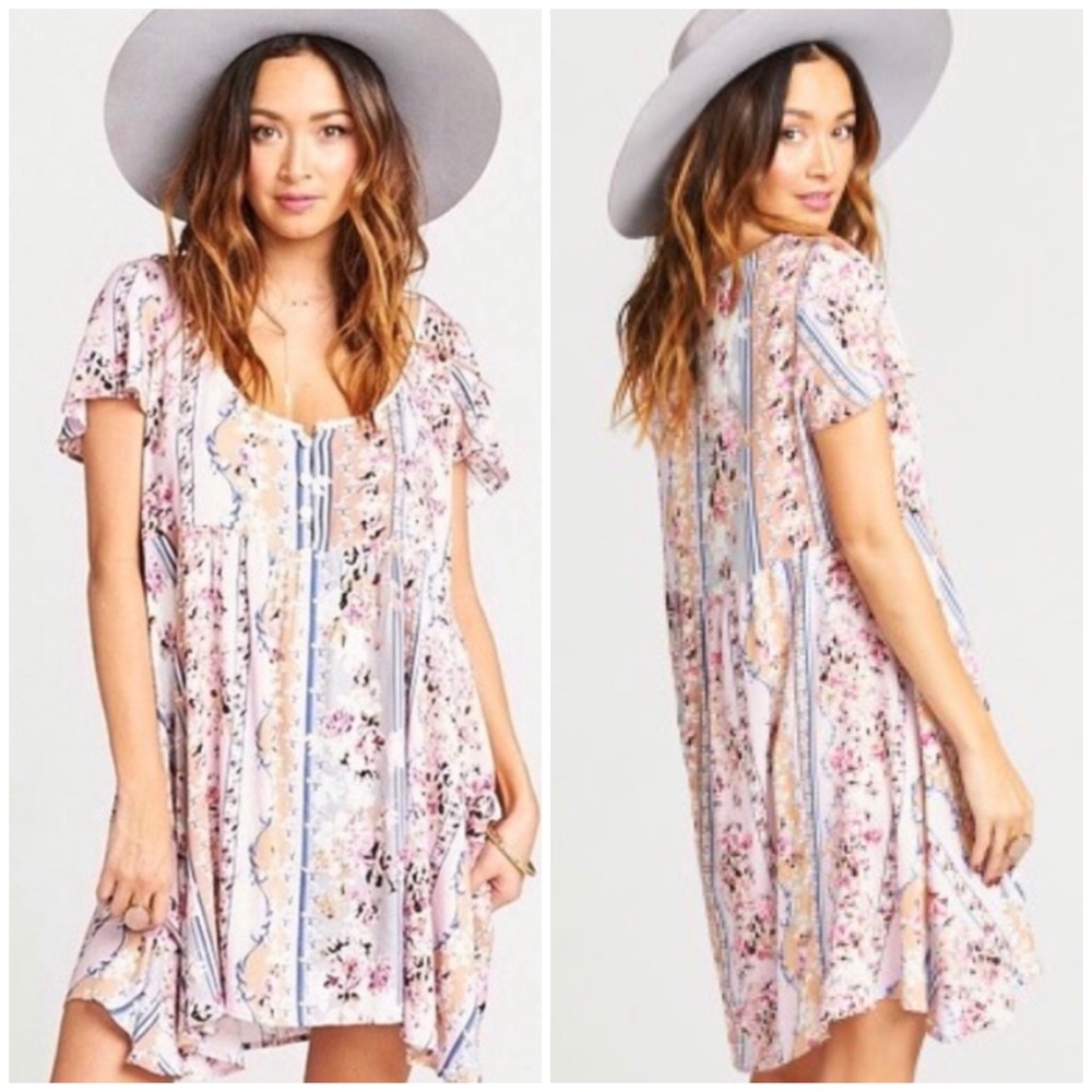 Show Me Your Mumu Suri Swing Floral Mini Dress